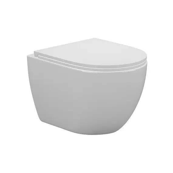 Унитаз подвесной AVS Спутник 801-0038-P-T2-GW безободковый, белый