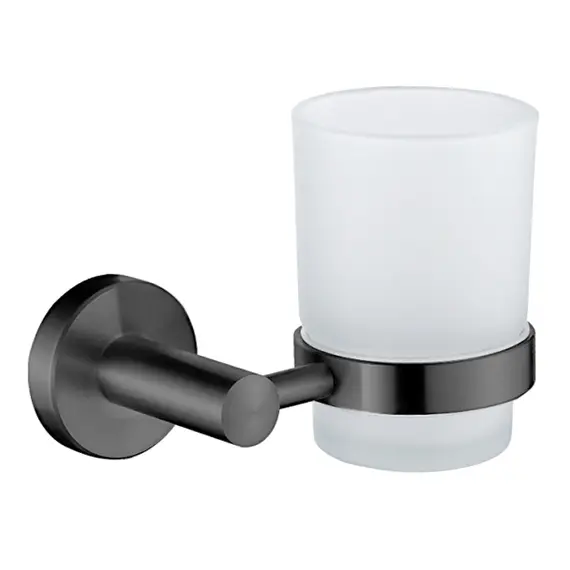 Стакан для зубных щеток на держателе ACWEN SS84607GG графит