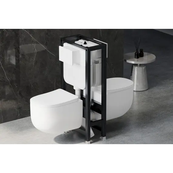 Инсталляция двойная самонесущая ABBER AC0106 для двух подвесных унитазов