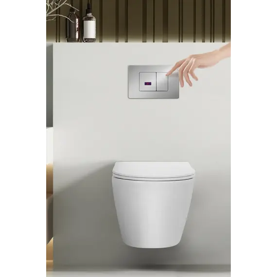 Кнопка смыва сенсорная ABBER AC0122S хром глянцевый