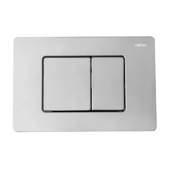 Комплект подвесной унитаз ABBER Rechteck AC1201MB черный матовый с инсталляцией AC0105 и кнопкой хром