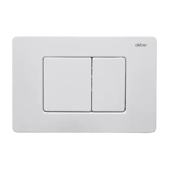 Комплект подвесной унитаз ABBER Rechteck AC1201MB черный матовый с инсталляцией AC0105 и кнопкой белая матовая