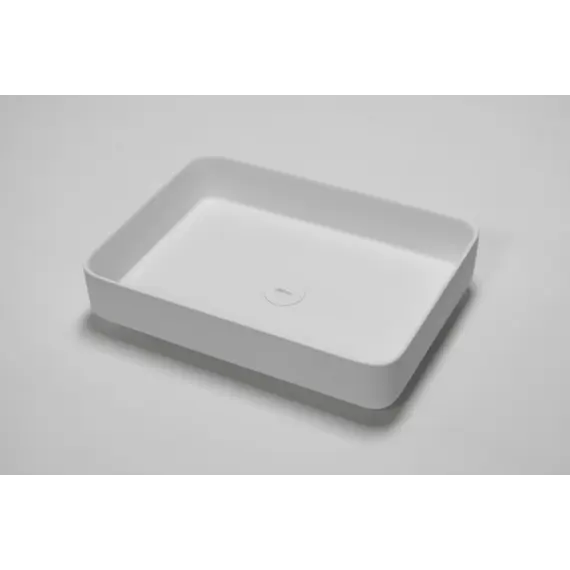 Раковина накладная ABBER Stein AS2629 белая матовая