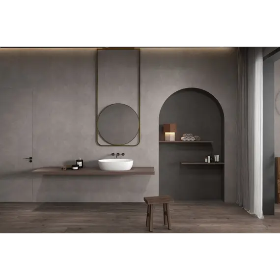 Раковина накладная ABBER Stein AS2633 белая матовая