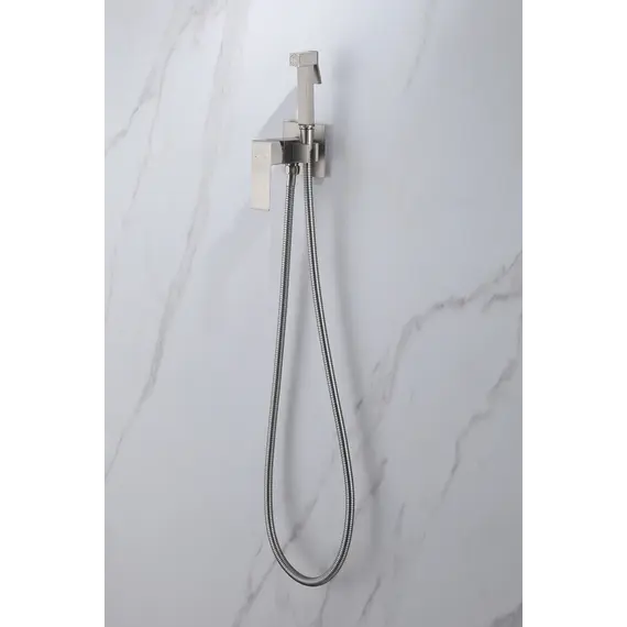 Смеситель ABBER Daheim AF8226SP с гигиеническим душем, сатин