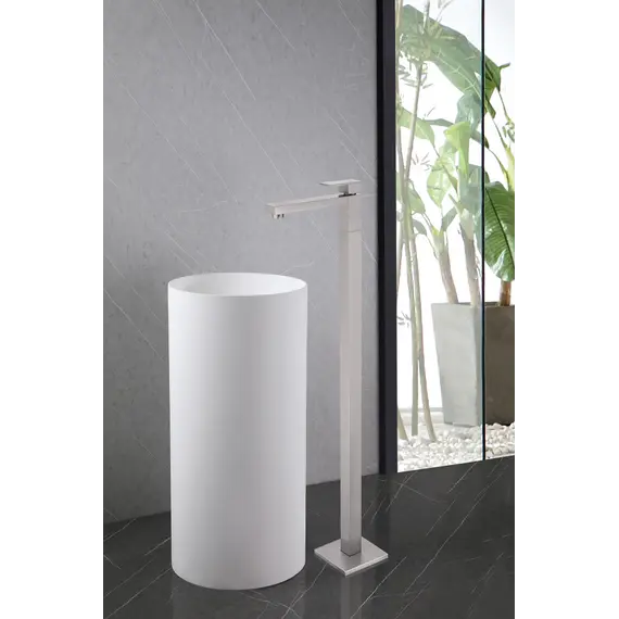 Смеситель ABBER Daheim AF8241SP напольный для раковины, сатин