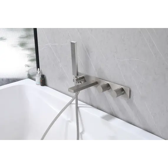 Смеситель ABBER Rund AF8730SP для ванны скрытого монтажа, сатин