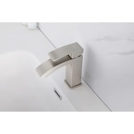 Смеситель ABBER Wasserfall AF8610SP для раковины, сатин