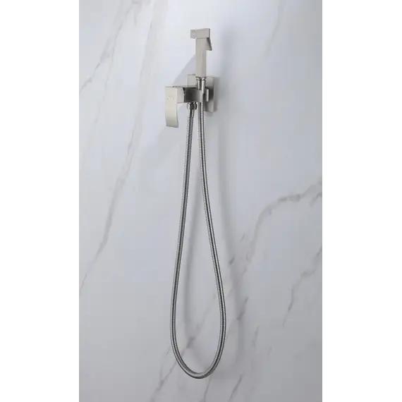 Смеситель ABBER Wasserfall AF8625SP с гигиеническим душем, сатин