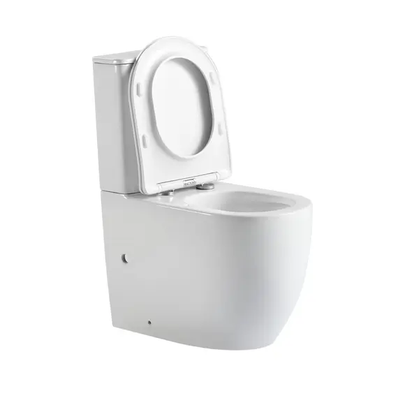 Унитаз ABBER Bequem AC1110T компакт белый, безободковый, смыв торнадо