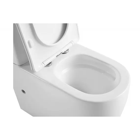 Унитаз ABBER Bequem AC1110T компакт белый, безободковый, смыв торнадо