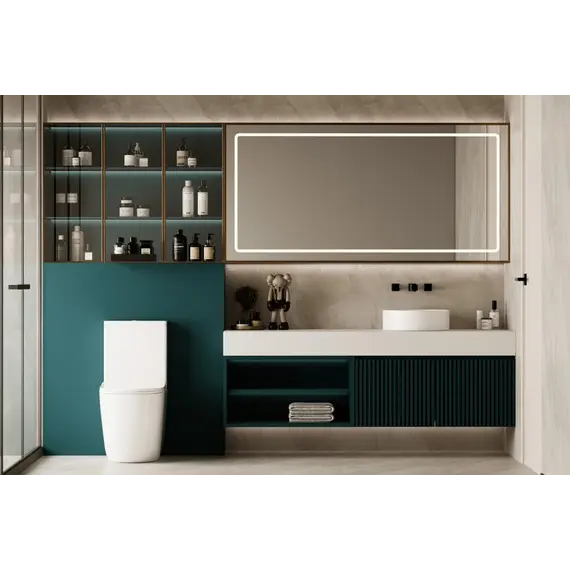 Унитаз ABBER Bequem AC1110T компакт белый, безободковый, смыв торнадо