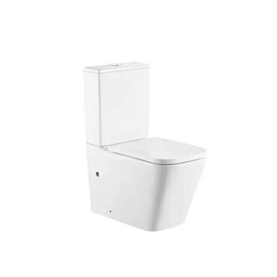 Унитаз ABBER Rechteck AC1210T компакт белый, безободковый, смыв торнадо