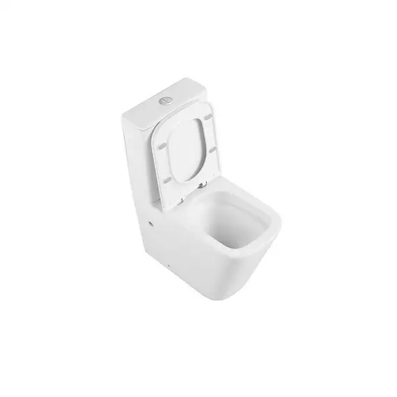 Унитаз ABBER Rechteck AC1210T компакт белый, безободковый, смыв торнадо