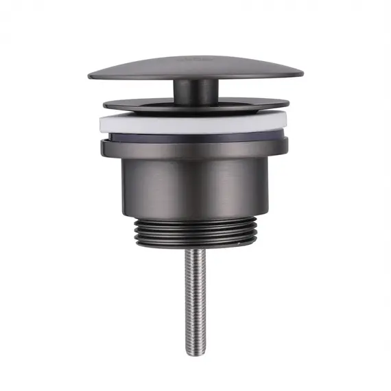 Донный клапан ABBER AF0012NG без перелива, фиксированный, никель