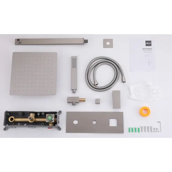 Душевая система ABBER Daheim AF8218SP скрытого монтажа без излива, сатин