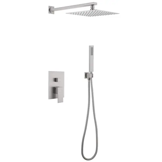 Душевая система ABBER Daheim AF8219SP скрытого монтажа без излива, сатин