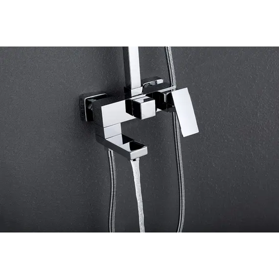 Душевая стойка ABBER Daheim AF8216L с изливом, хром