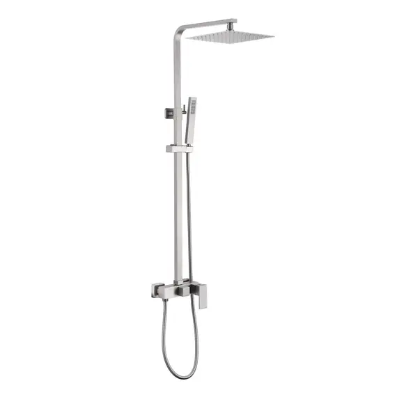 Душевая стойка ABBER Daheim AF8220SPL без излива, сатин (в.145)