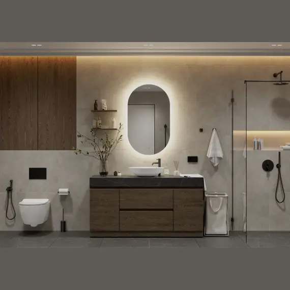 Зеркало ACWEN "Fleur Led"  с бесконтактным сенсором