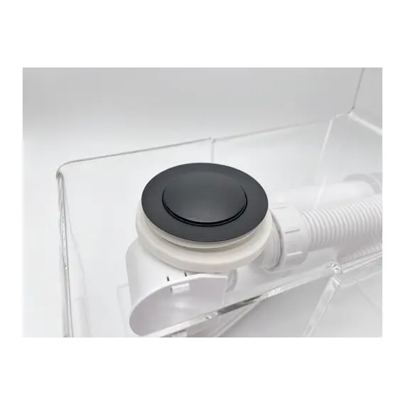 Слив перелив п/автомат Vega V55R 60см BLACK матовый