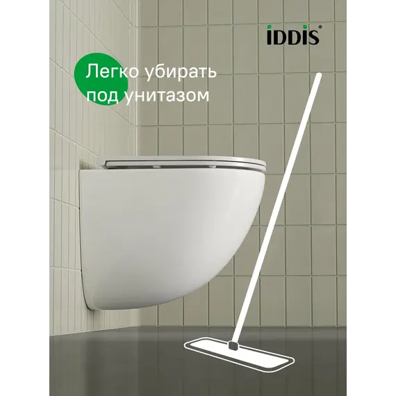 Подвесной унитаз IDDIS Axes AXERDSEi25 белый безободковый смыв торнадо