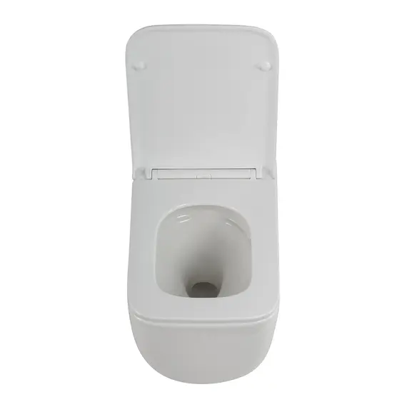 Унитаз подвесной безободковый с сиденьем BelBagno LUCE BB076CH-TOR/SC