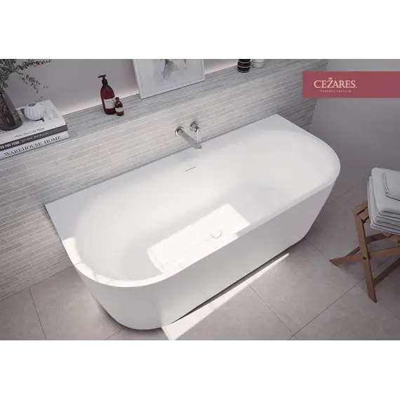 Акриловая ванна CEZARES METAURO-INT-Wall-180-80-60-W-MATT