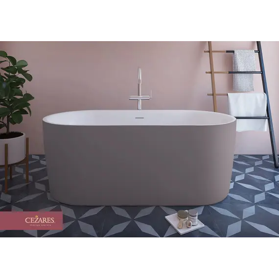 Акриловая ванна CEZARES METAURO-INT-Central-180-80-60-G-W-MATT