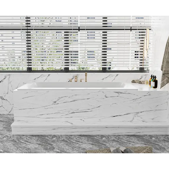 Ванна из искусственного камня Solid Surface CEZARES CZR-SLIDER-170-80-57-SSB