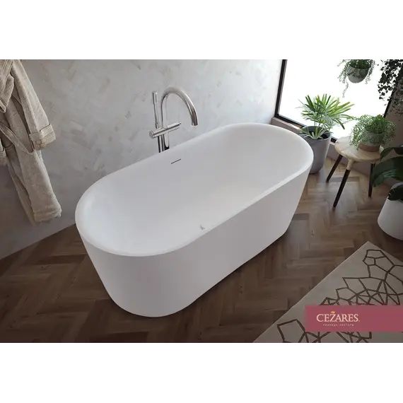 Акриловая ванна CEZARES METAURO-INT-Central-180-80-60-W-MATT