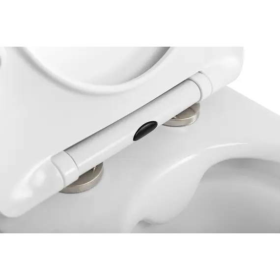 Унитаз подвесной безободковый с сиденьем BelBagno UNO 2.1 BB7006CHR/SC