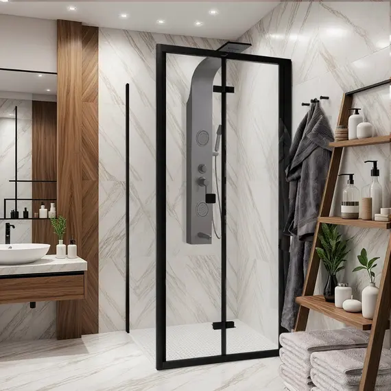 Ограждение душевое Ceruttispa BELLA ZQD91B без поддона (90х90х195)