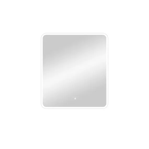 Зеркало ACWEN "Glamour Led" 80х90 часы