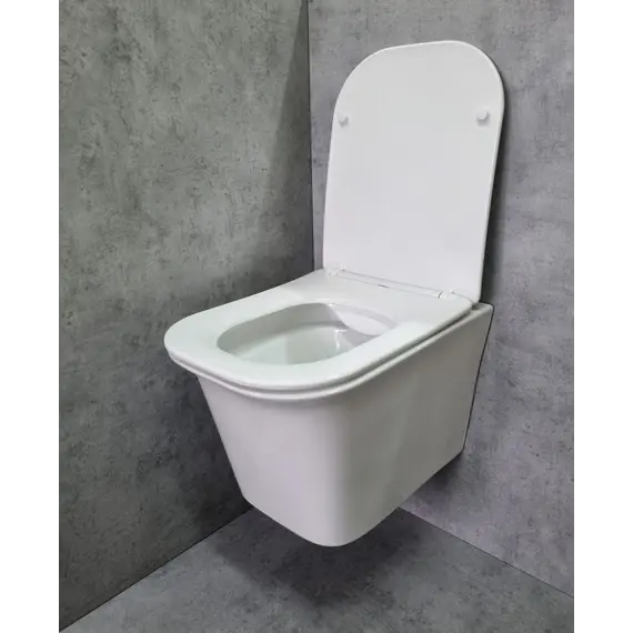 Унитаз подвесной CeramaLux 2622E безободковый