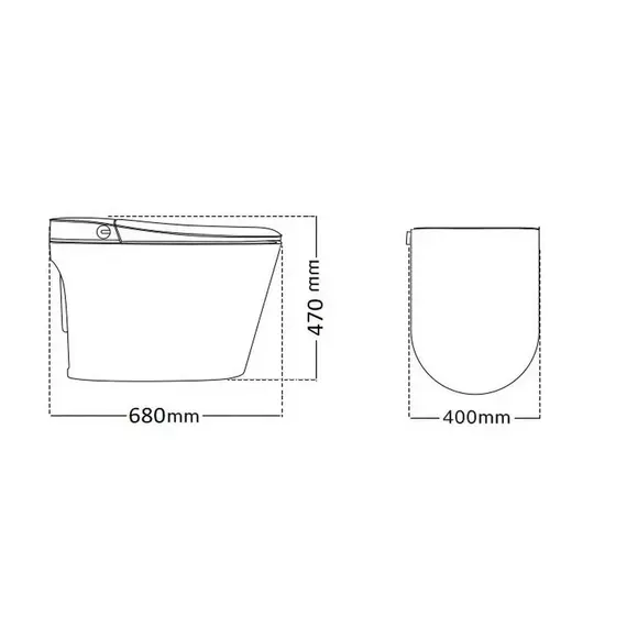 Унитаз Ceruttispa CT10616  ERSILIA Smart напольный с дистанционным управлением