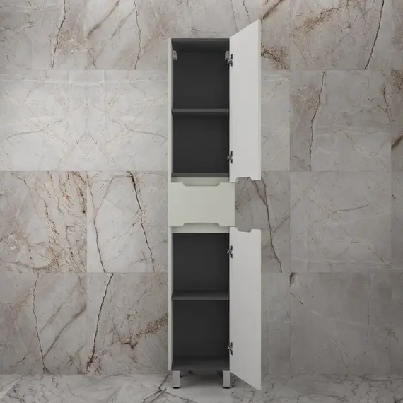 Колонна напольная "Матис" 36 см 1 ящик, ОЛИВА, PLUS, ЭМАЛЬ