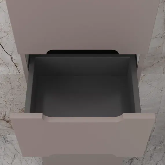 Колонна напольная "Матис" 36 см 1 ящик, тауп темный, PLUS, ЭМАЛЬ