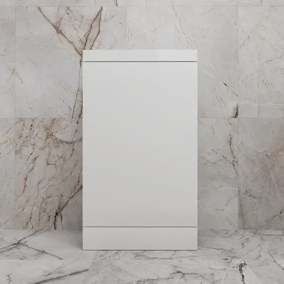 Тумба напольная "МОНО 50" с раковиной ASTI 50, белый софт