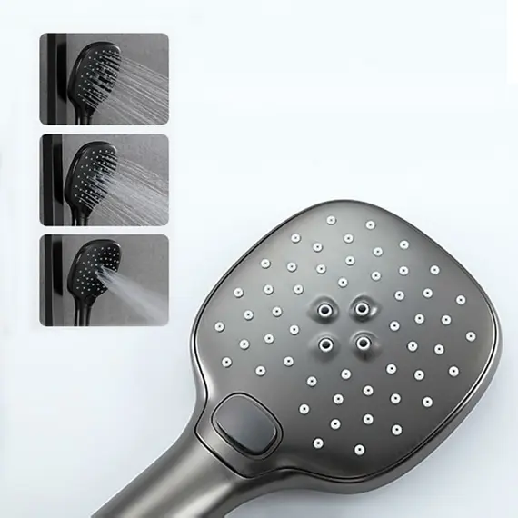 Лейка душевая ACWEN без шланга  графит