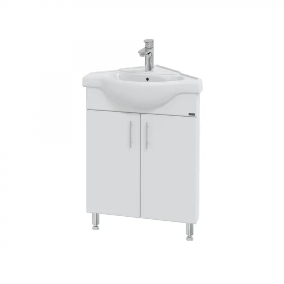 Тумба напольная СанТа Аврора 65 угловая, без раковины