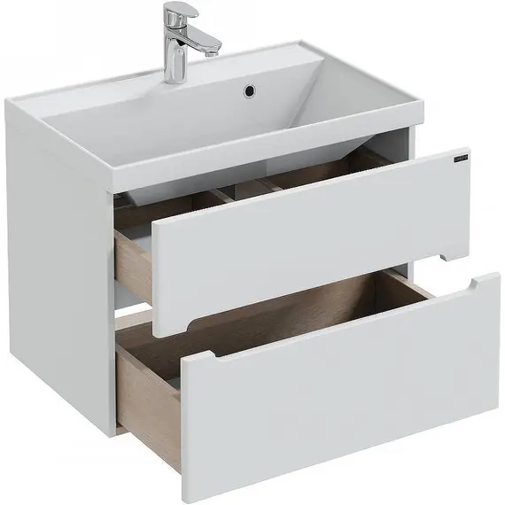 Тумба для умывальника СанТа Лондон 70 подвесная 2 ящика