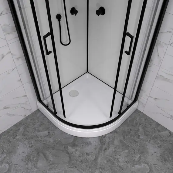 Душевая кабина Triton ПРАЙМ-БЛЭК 90*90 А  стекло прозрачное