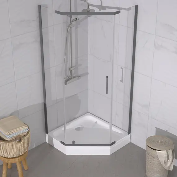 Душевое ограждение  Triton "ДЕКА-ГРАФИТ"