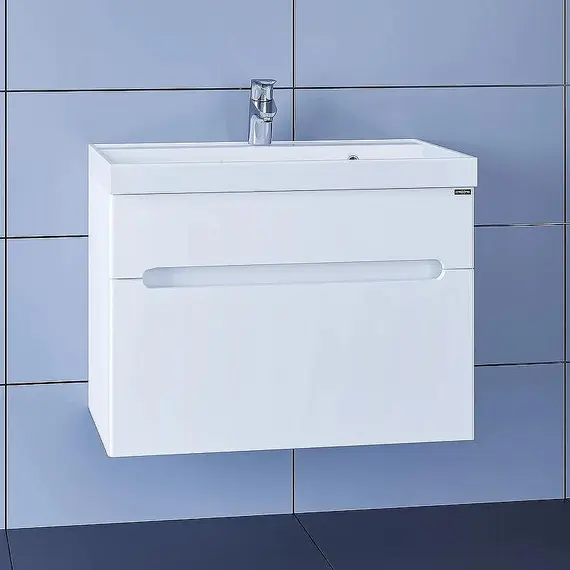 Тумба для умывальника СанТа Лондон 70 подвесная 2 ящика