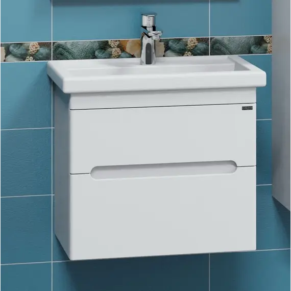 Тумба для умывальника СанТа Лондон 60 подвесная 2 ящика