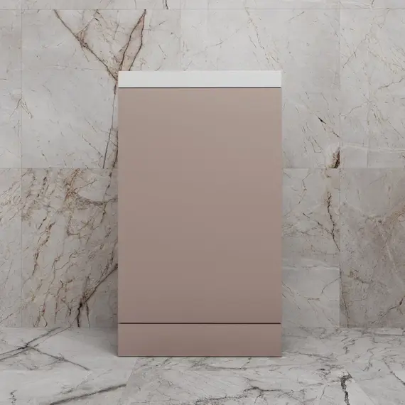 Тумба напольная "МОНО 50" с раковиной ASTI 50, санд пудровый