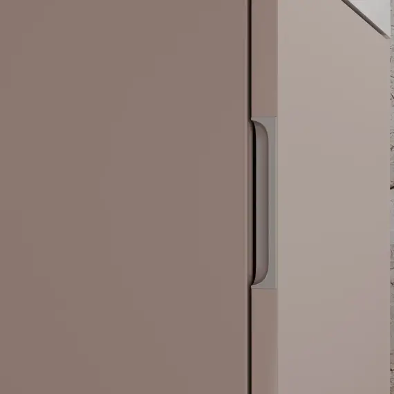 Тумба напольная "МОНО 50" с раковиной ASTI 50, санд пудровый