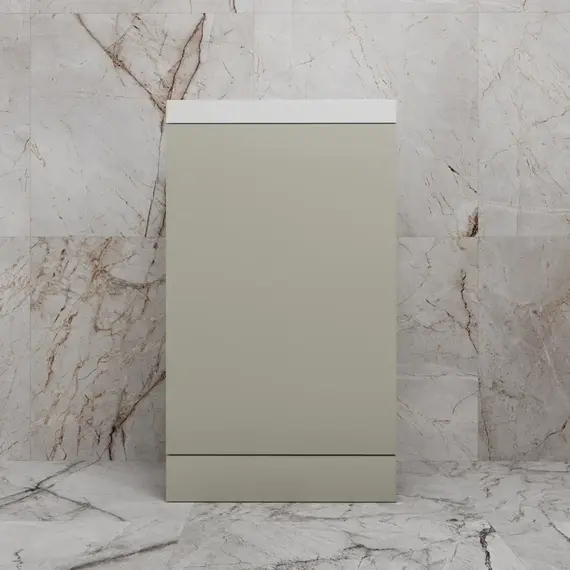 Тумба напольная "МОНО 50" с раковиной ASTI 50, санд серая галька