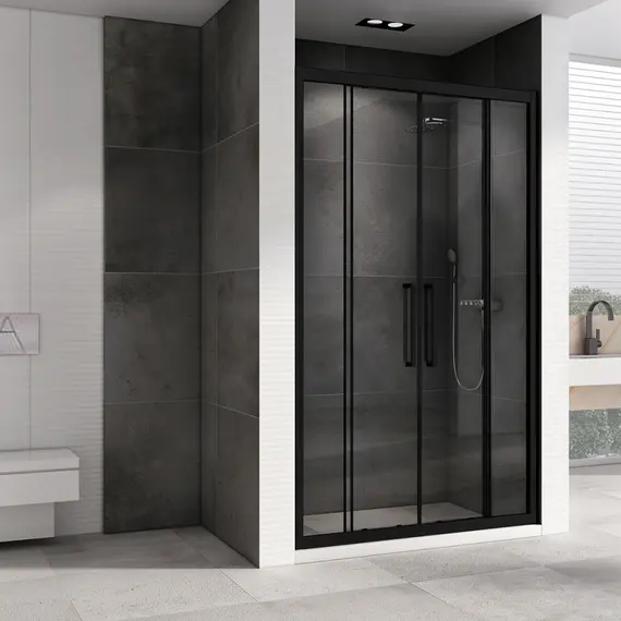 Душевая дверь ABBER Schwarzer Diamant прозрачное/черный 180
